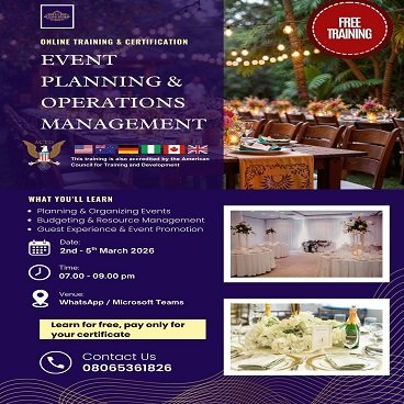 event managment flier test